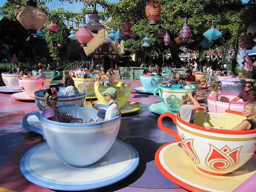 Disneyland Mad Hatter Teacup Ride